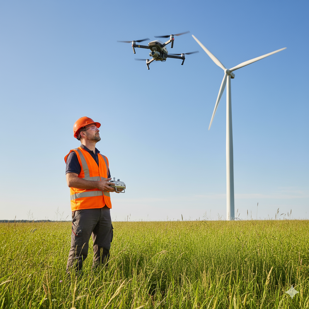 Inspektion einer Anlage